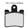 Klocki hamulcowe EBC (4 szt.) FA423/4HH 4100870 Yamaha FJR 1300
